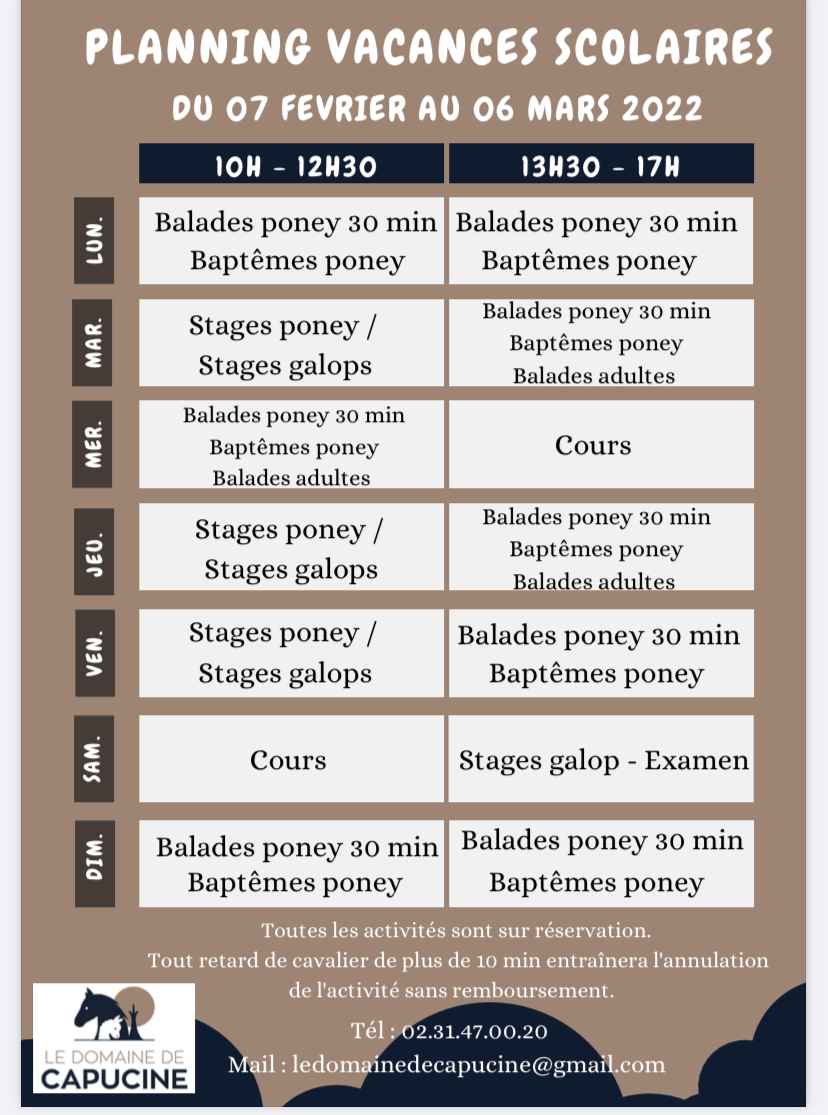 Planning-vacances