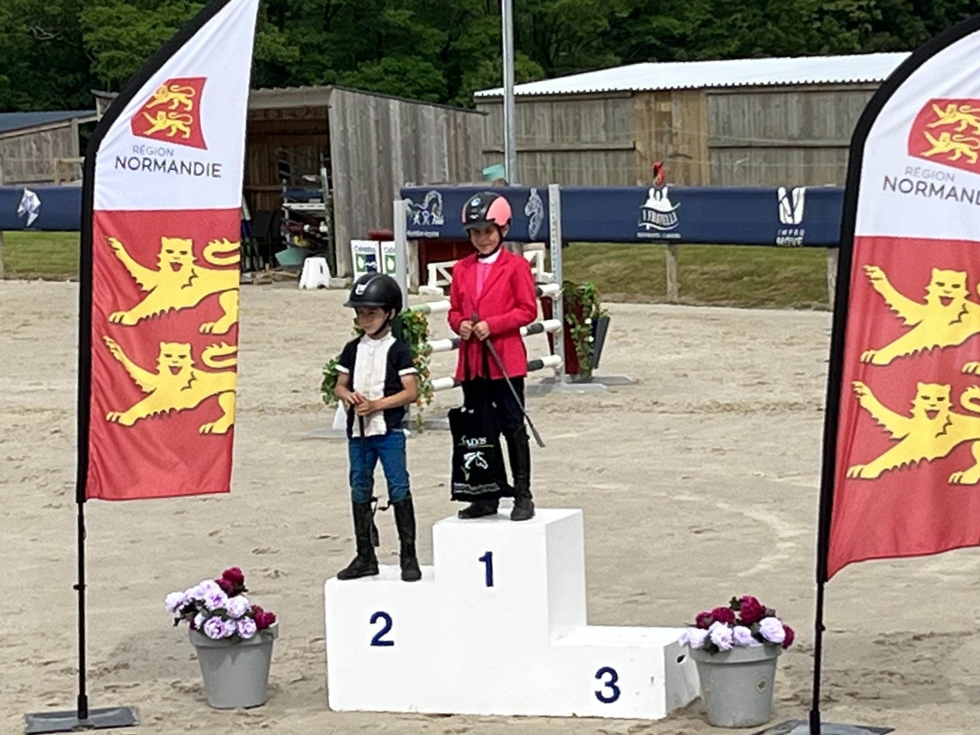 Podiums championnats départementaux Hunter