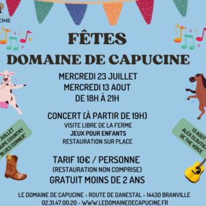 Fêtes du Domaine de Capucine 2025