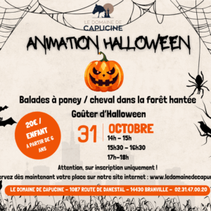 Animation Halloween à poney